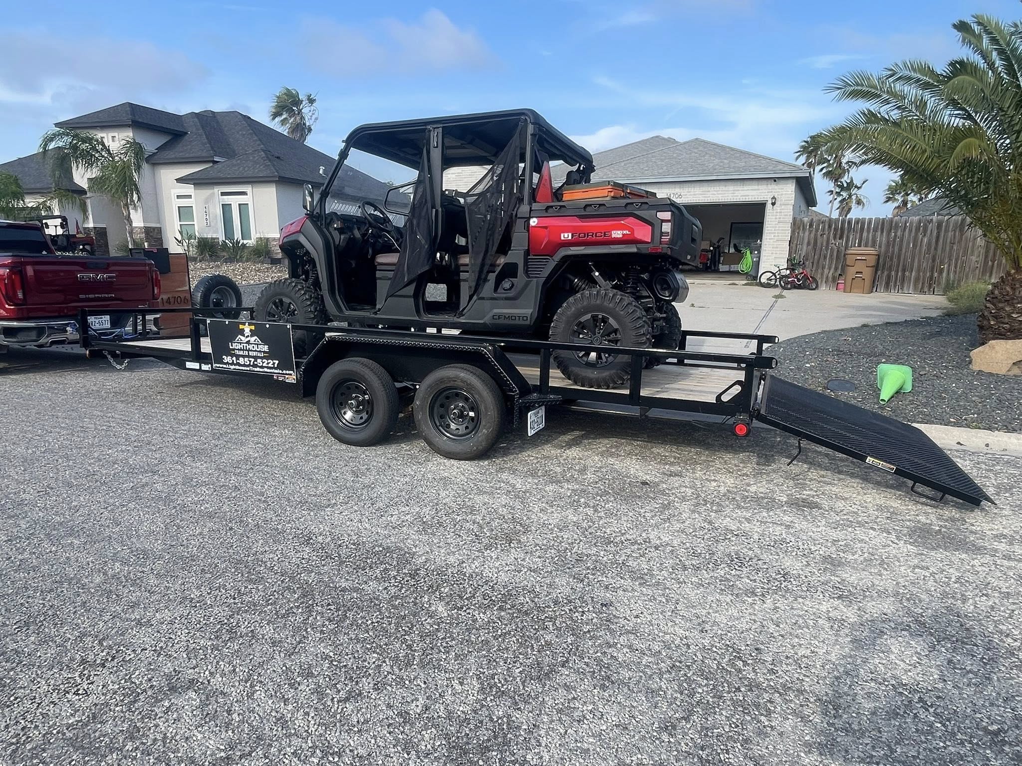 83" x 20' Utility Trailer for rent in Corpus Christi TX - View 1